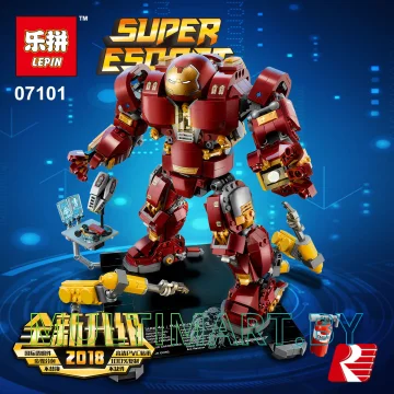 Конструктор Lepin 07101 Халкбастер - Эра Альтрона (1527 деталей) картинка 4